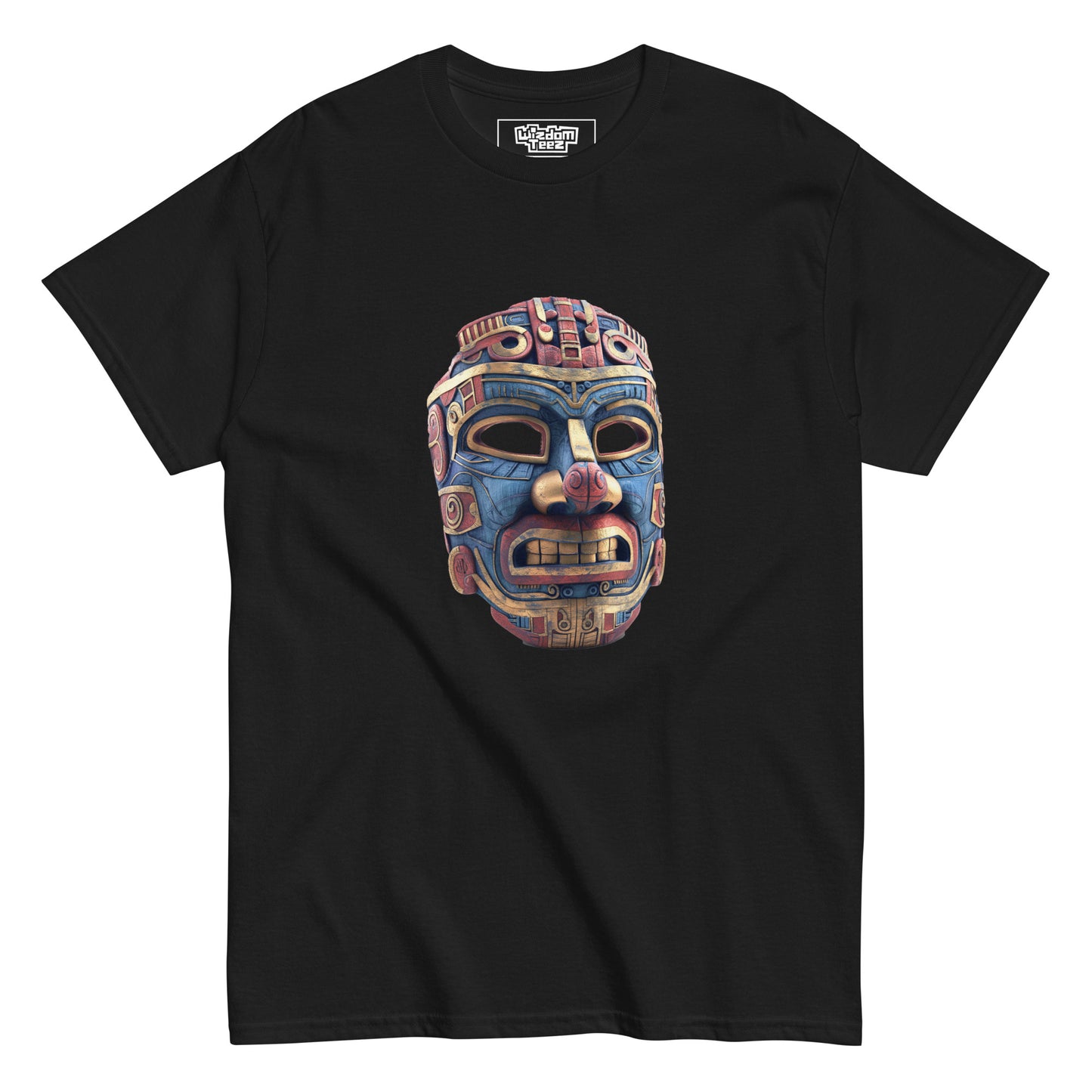 Mayan grin mask