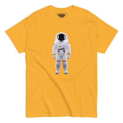 An astronaut in emptiness