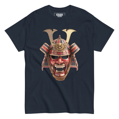 Red and gold Samurai mask