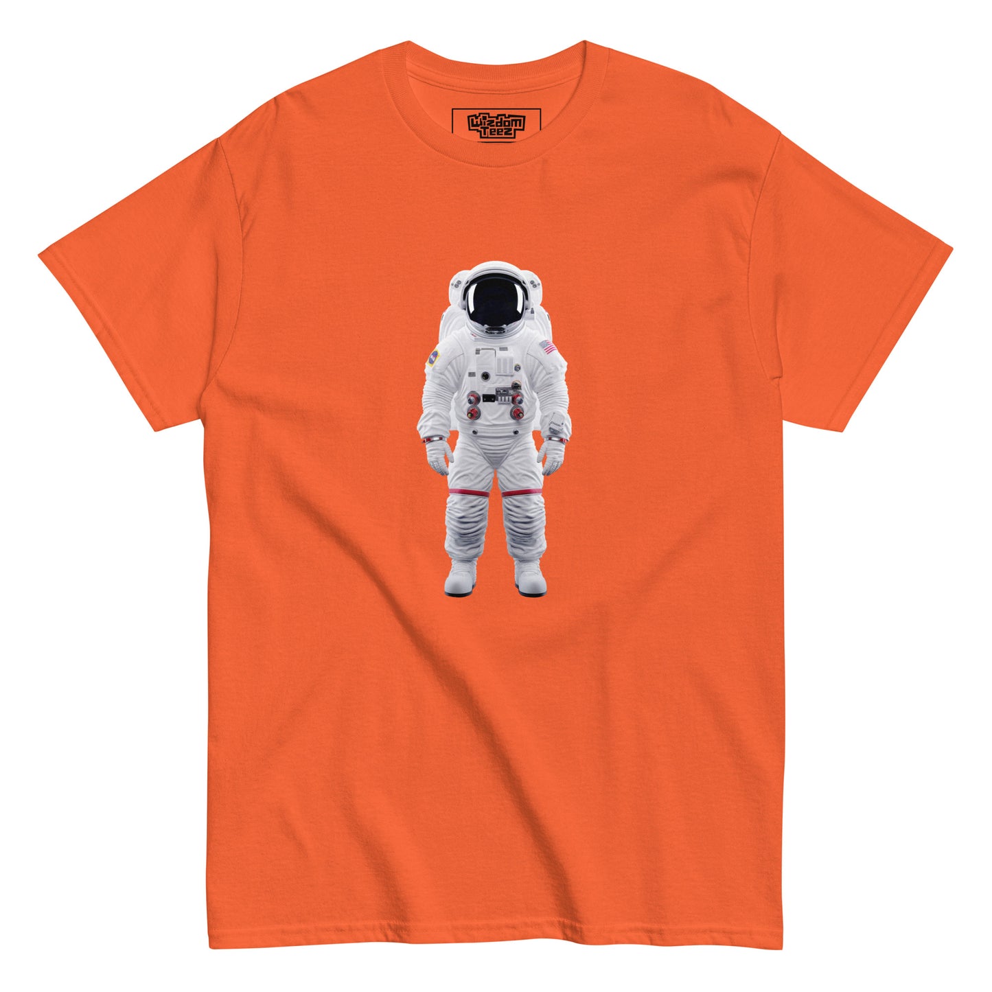 An astronaut in emptiness