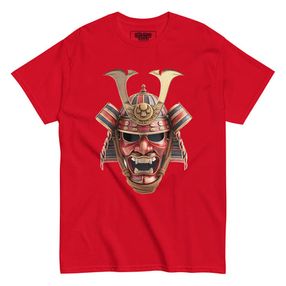 Red and gold Samurai mask