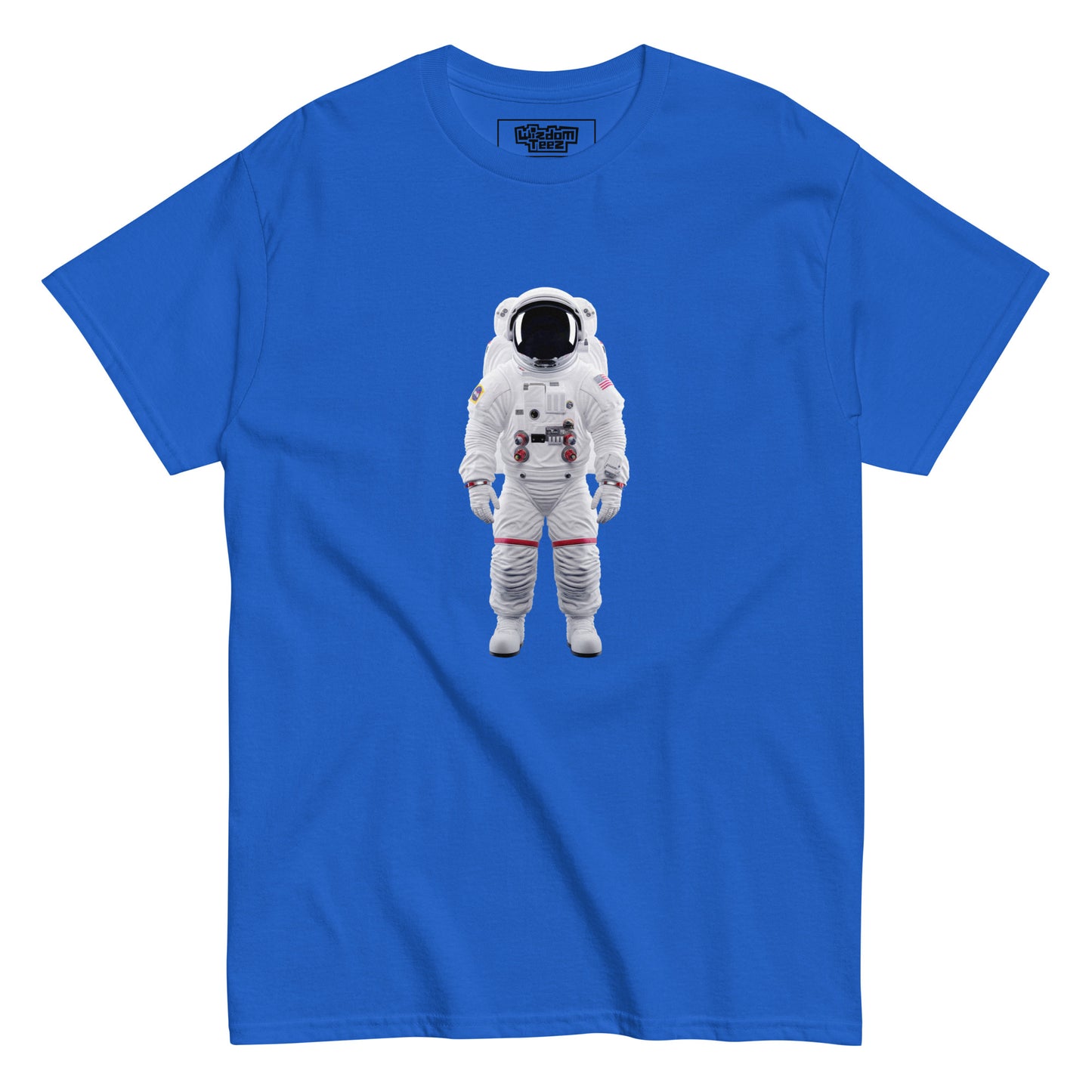 An astronaut in emptiness