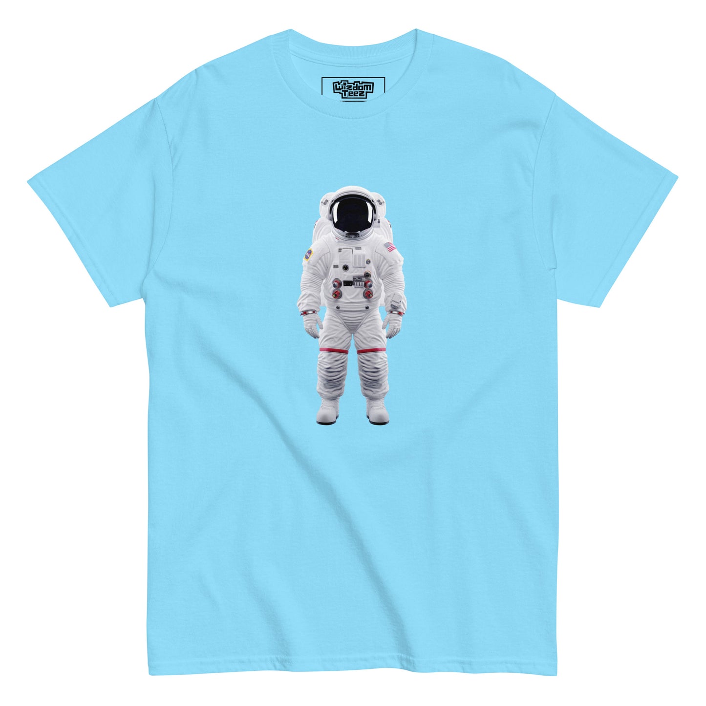 An astronaut in emptiness