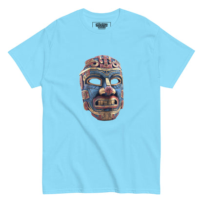 Mayan grin mask