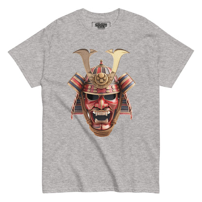 Red and gold Samurai mask