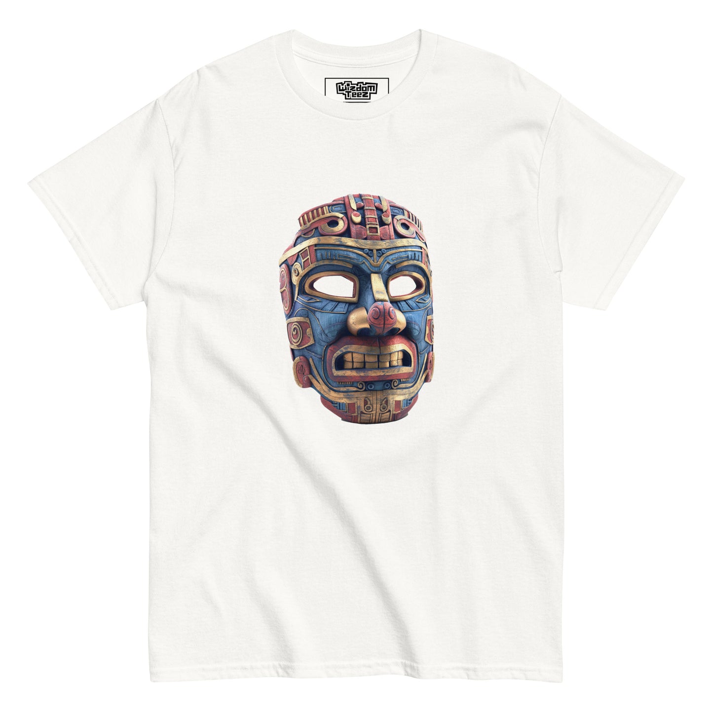 Mayan grin mask